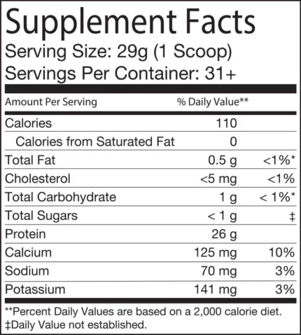 100% Whey Isolate – Vanilla | Clean Protein for Strength, Recovery & Lean Muscle Support