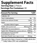 Apple Cider Vinegar Gummies – Natural Detox, Gut Health & Energy Boost with B12, Folate & Superfruits