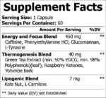 Oxy-B Plus – Thermogenic Fat Burner | Clean Energy, Focus & Metabolism Support for Vitality
