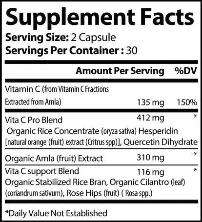Plant-Source Vitamin C – Pure, Potent & Vital for Radiant Health