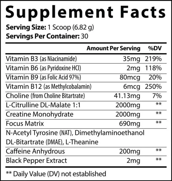 Pre-Workout (Fruit Punch) – Elevate Your Energy, Awaken Your Potential
