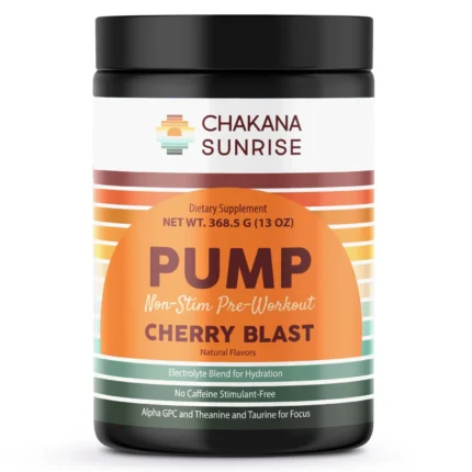 Pump Non-Stim Pre-Workout – Cherry Blast | Clean Focus, Big Pumps, Zero Crash Performance