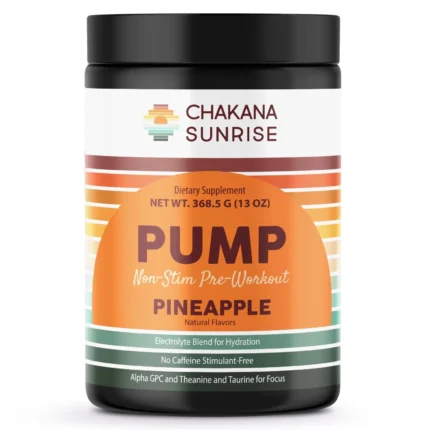 Pump Non-Stim Pre-Workout – Pineapple | Clean Energy, Vascularity & Focus Without the Crash