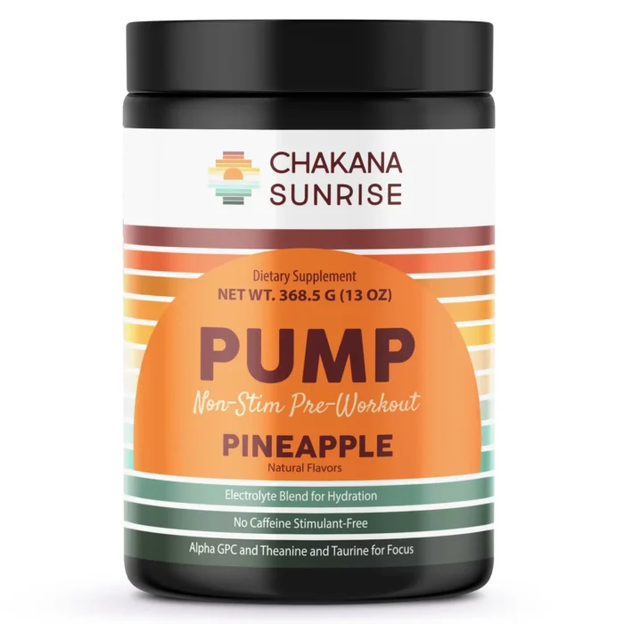 Pump Non-Stim Pre-Workout – Pineapple | Clean Energy, Vascularity & Focus Without the Crash