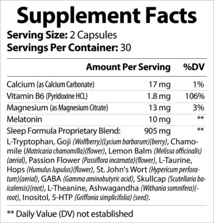 Sleep Formula: Unlock Restful Nights and Rejuvenated Mornings