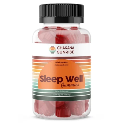 Sleep Well Gummies – Natural Sleep Support with Melatonin & Passionflower for Restful Nights