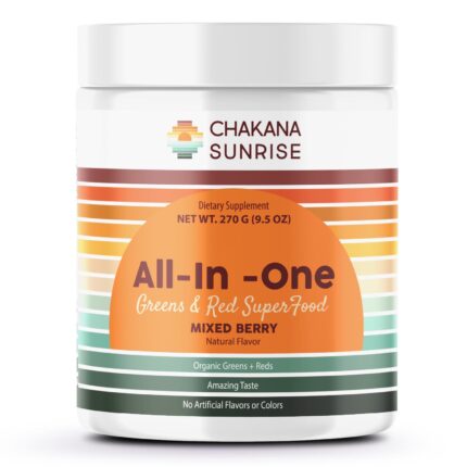 All – In/One Greens & Red SuperFood | Organic Daily Energy, Detox & Immune Boost Blend