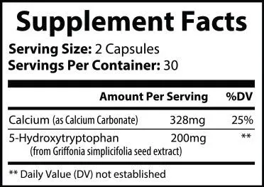 5-HTP – Natural Serotonin Booster for Mood & Deep Sleep Support 🌙