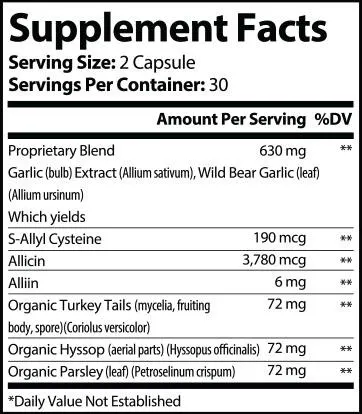 Allicin Complex Formula – Immune & Heart Health Power Blend