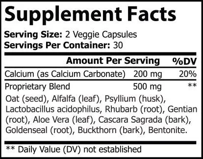 Colon Reset – Gentle Detox & Digestive Cleanse for Gut Balance & Daily Renewal | Vegan Clean Formula