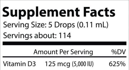 D3 Serum – High-Potency Immune, Mood & Bone Health Support Drops