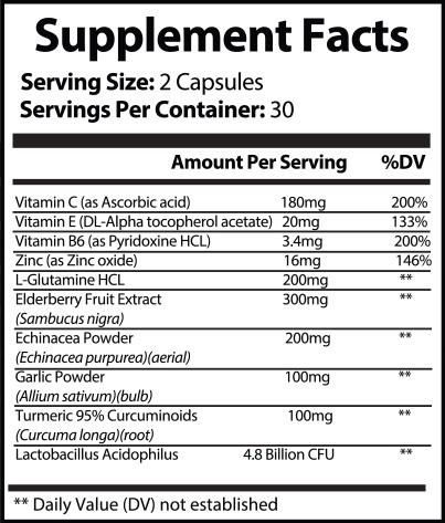Immune Support – Elderberry + Vitamin C Wellness Blend for Daily Defense & Radiant Vitality