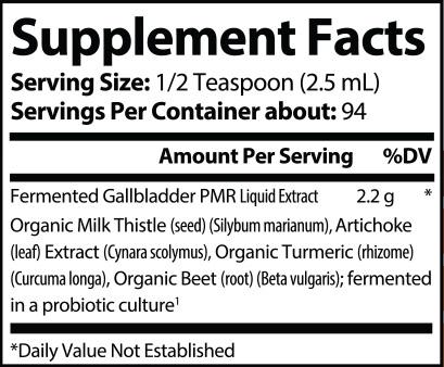 Fermented Gallbladder Support for Detox, Digestion & Vitality