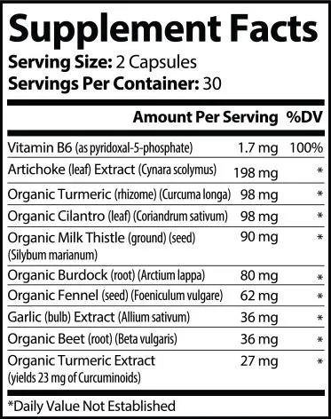 Gallbladder Detox – Natural Bile Flow & Liver Support Formula