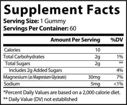 Magnesium Glycinate Gummies – Relax Body, Calm Mind, Nourish the Soul 🌙