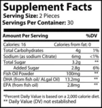 Omega 3 Gummies – Delicious Orange DHA & EPA for Brain, Heart & Eye Health No Fishy Aftertaste