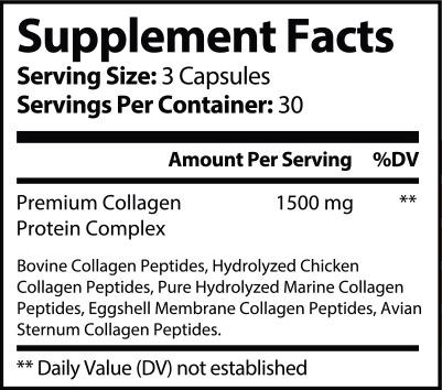 Premium Collagen Complex – Radiant Skin, Strong Joints & Ageless Beauty Support | All-Natural Formula