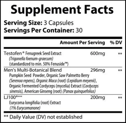 Premium Testosterone w/ Testofen® – Strength, Vitality & Balance