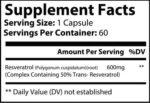 Resveratrol – Cellular Renewal, Anti-Aging & Heart Support Power