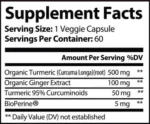 Turmeric w/Ginger – Natural Joint Relief & Holistic Vitality Boost